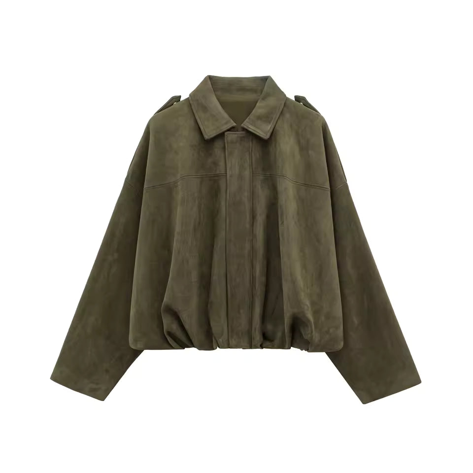 Ridgeway Vintage Suede Bomber Jacket