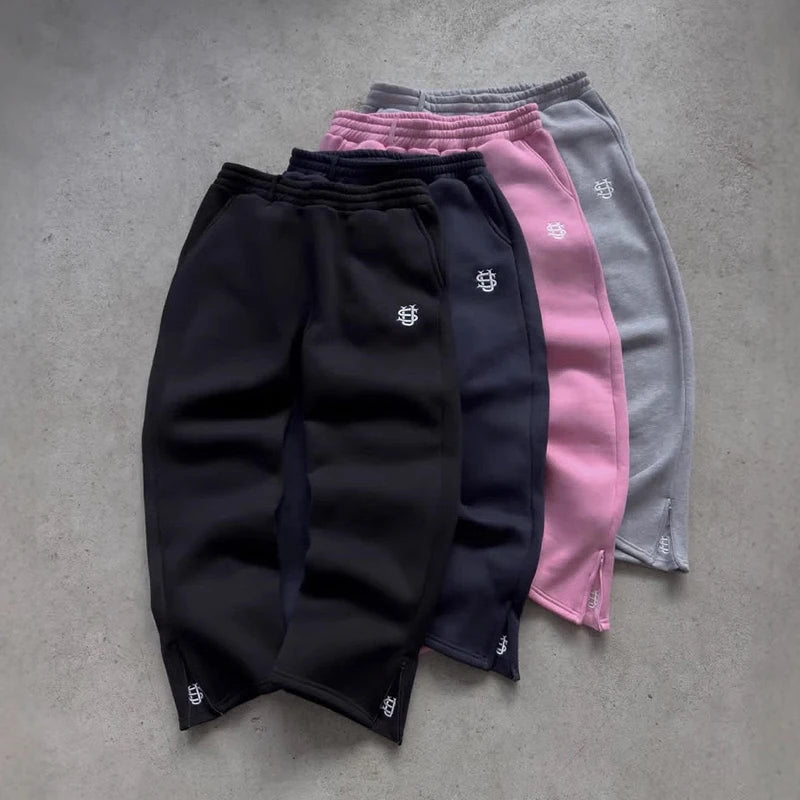 StreetFlex Drawstring Zipper Sweatpants