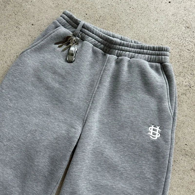 StreetFlex Drawstring Zipper Sweatpants